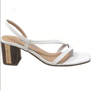 Charles David Clay Leather Sandal